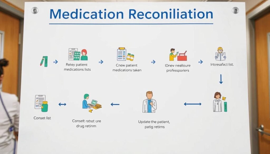 key steps in medication reconciliation
