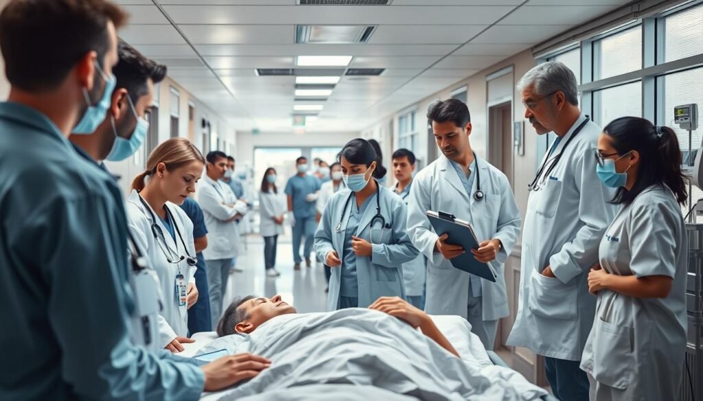 תפקידים רפואיים וצוותים רפואיים בשיתוף פעולה צוותי רפואי